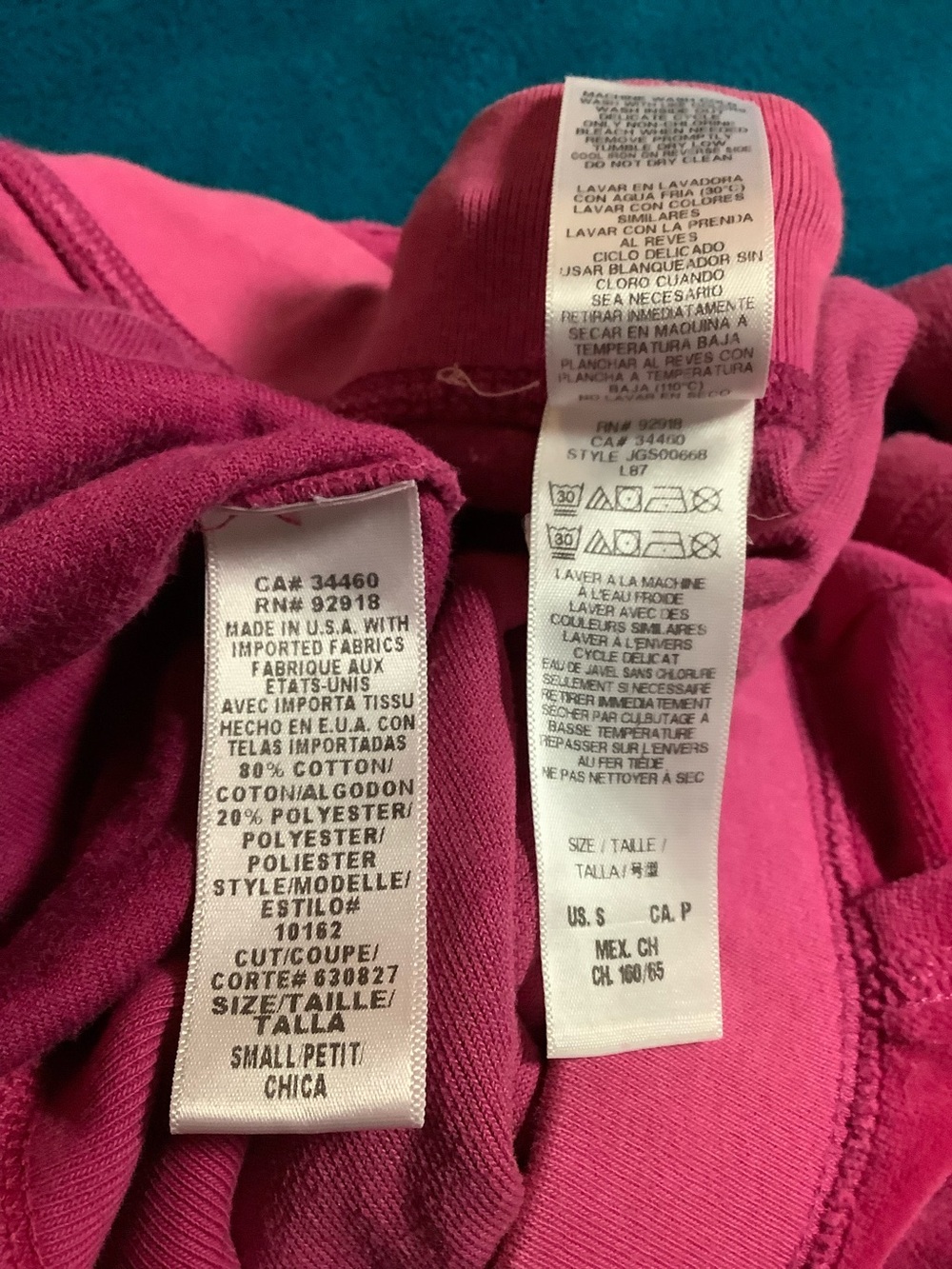 Juicy Couture Y2K Velour Zip-Up Hoodie PXS & Flare Pants PS 30 x 32 - Picture 13 of 14